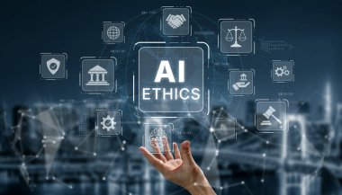 AI toplumu dönüştürüyor, önemli etik soruları gündeme getiriyor. Yapay zeka dizaynındaki ahlak kuralları adaleti sağlar. Al etik sorumlu kararı destekliyor. Yapay zeka gücünü güçlü etiklerle dengelemek çok önemli. Eğri