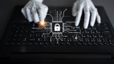 Siber güvenlik sisteminin korunması, tehditlerin izlenmesi, saldırı düzenlerinin analiz edilmesi ve akıllı şifreleme protokolleri kullanılarak dijital altyapının güvence altına alınması. Latch