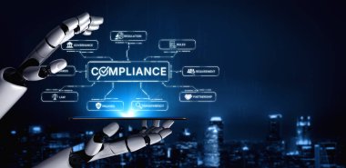 Yapay zeka, organizasyonları korumak ve şeffaflığı geliştirmek için otomatik politika kontrollerine, akıllı düzenleme sistemlerine ve akıllı denetlemeye uyulmasını sağlar. Yapay Zeka Çizgisi