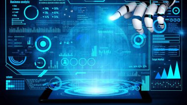 Yapay zeka, veri analizlerini öngörü modelleri, akıllı gösterge panelleri ve veri odaklı iş kararları için sanal asistan içgörüleri ile yürütüyor..