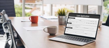 İnternet ağındaki mod dijital bilgi toplama için çevrimiçi kredi başvuru formu