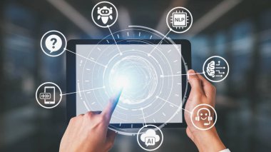 Yapay Zeka Asistanı Chatbot Prompt Mühendislik Tarafından Açıklanabilir Yapay Zeka Bilgileri ve Akıllı İş Desteği için LLM Derin Öğrenme Teknolojisi tarafından kontrol ediliyor. Spire.