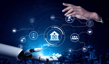 Yapay zeka, dijital hukuku kontrol panelleri, adalet odaklı araçlar ve etik yönetim ve teknoloji politikalarının hizalanması için güvenli otomasyon yoluyla düzenler. Yapay Zeka Çizgisi