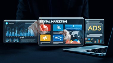 Çevrimiçi reklamlar ve dijital pazarlama markaların büyümesine yardımcı oluyor. İçerik pazarlaması bağlılığı arttırır. Pazarlama araçları ROI 'yi destekliyor. Etkili reklamlar ve pazarlama çevrimiçi iş başarısı. Elide