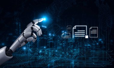 AI, uygun transfer süreci ile dijital belge indirmeyi ve veri erişimini kolaylaştırır, çeşitli kullanıcılar için hız, güvenlik ve dosya yönetimini geliştirir