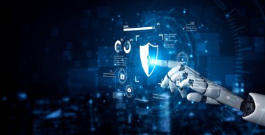 Yapay zeka, zeki tehdit tespiti, sanal asistan uyarıları ve yapay zeka sahibi dijital ihlallerle siber güvenliği güçlendirir. Kefil