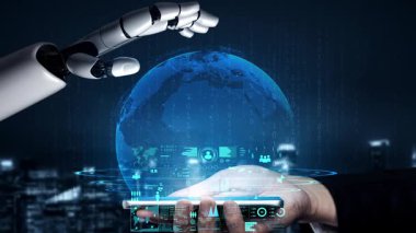 Yapay zeka, gerçek zamanlı dijital analitikler, sanal yardımcı araçlar ve küresel iletişim anlayışları için yapay zeka ile ağ bağlantısı görselleştirmesini geliştirir. Thunk